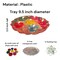 Floating Rangoli Diya Deepawali Oil Lamp Traditional Colourful Diyas with Wicks Batti Diwali Home Temple Decor Shadow Reflective Diyas - Christmas Thanksgiving Housewarming Return Gift